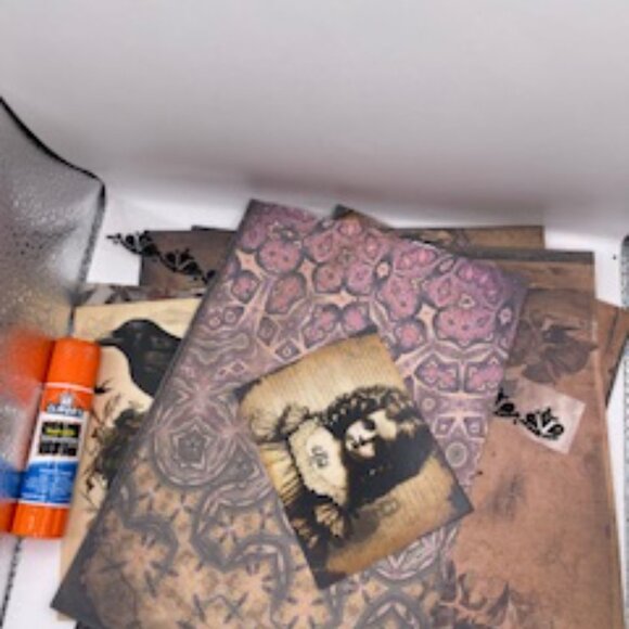 🖤Wednesday Addams Junk Journal Kit: A Spooky DIY Crafting Adventure New🖤 - Picture 10 of 13